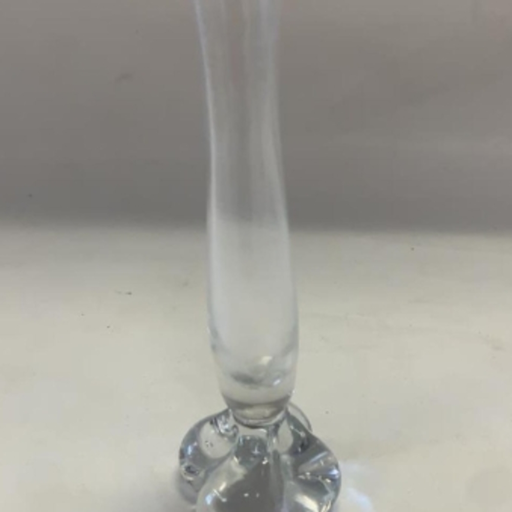 Elegant Crystal Bud Vase- 6"